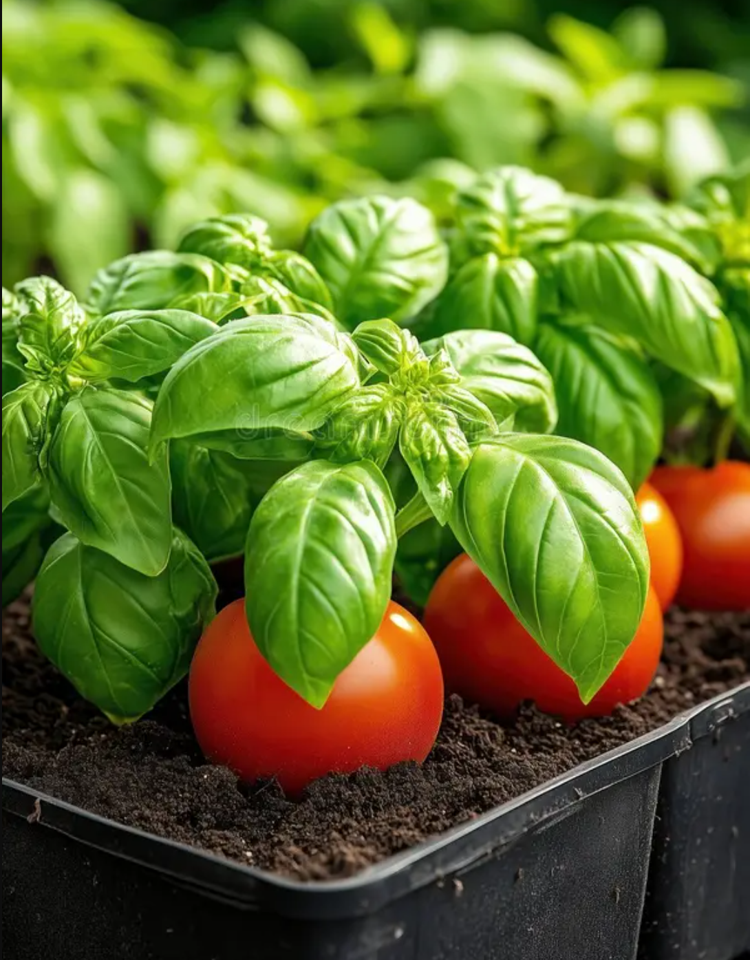 Companion Planting: Tomatoes and Basil